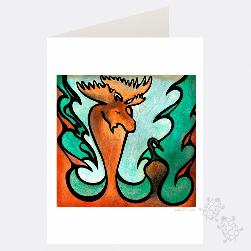 Card - A Moose and Goose