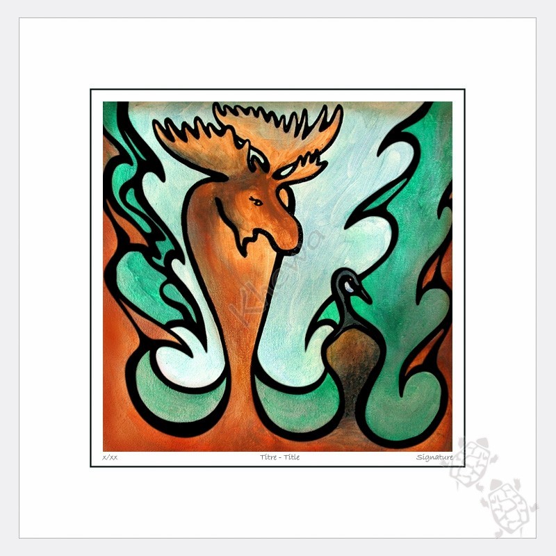 Ltd Edition - A Moose and Goose