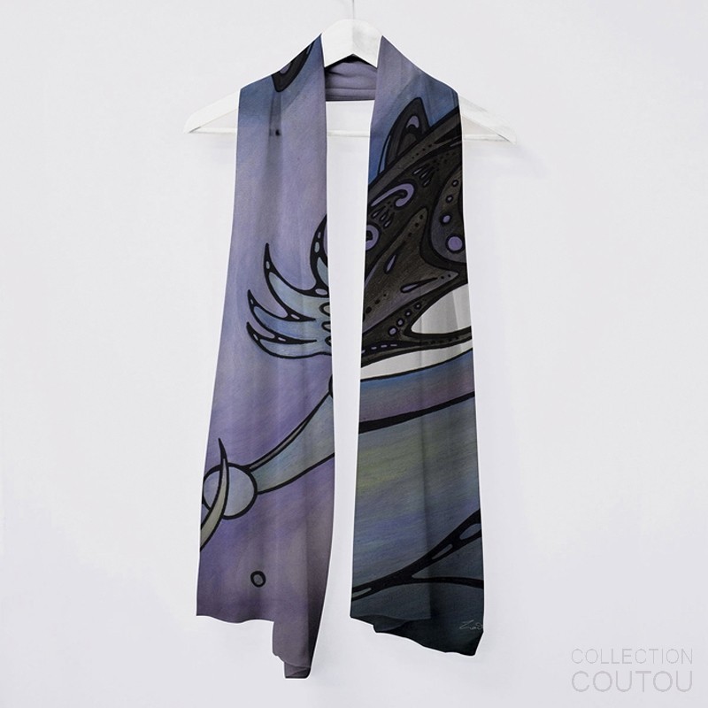 Foulard Vivienne Profondeur