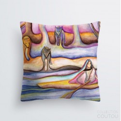 Pablo Pillow Early Evening Flowing into Fall