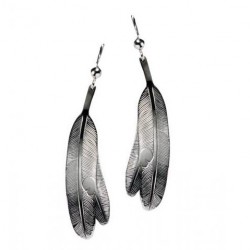 Bill Helin Boucles d'Oreille Plumes d'Aigle