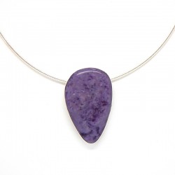 Pendentif Larme de Charoite