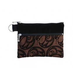 Connie Dickens Pochette Zip Corbeau