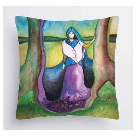 Coussin Pablo "Gardienne de la terre"
