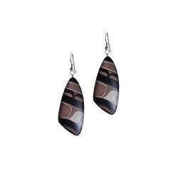 Kelly Robinson Silk Inspiration Triangle Earrings