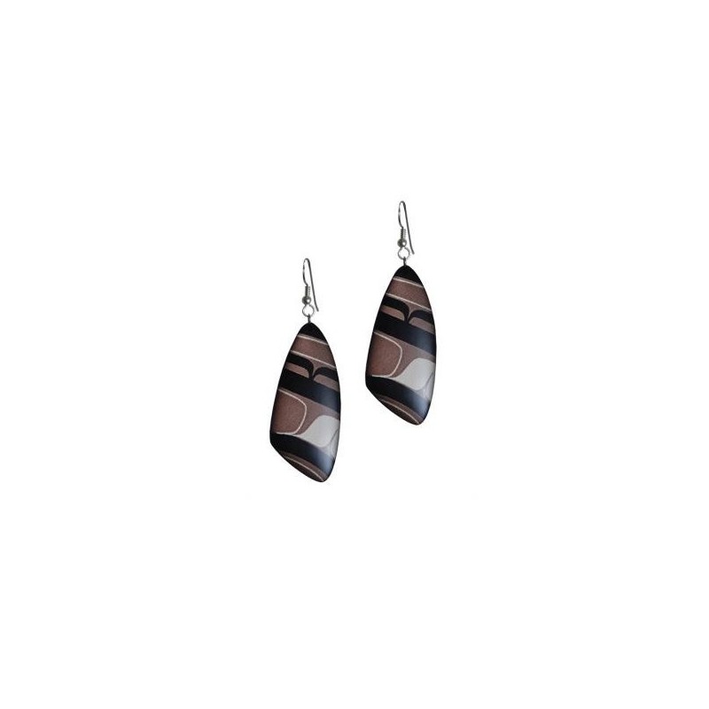 Kelly Robinson Silk Inspiration Triangle Earrings