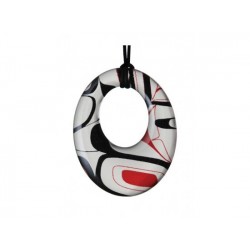 Kelly Robinson Silk Inspiration Round Pendant