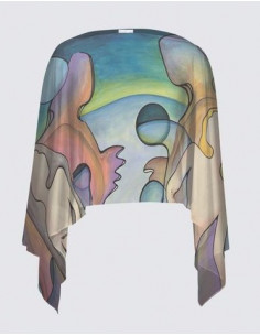 Châle Claudia "Sous le Même Ciel"