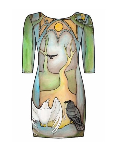 Robe Jeanne "Temple de la Forêt"