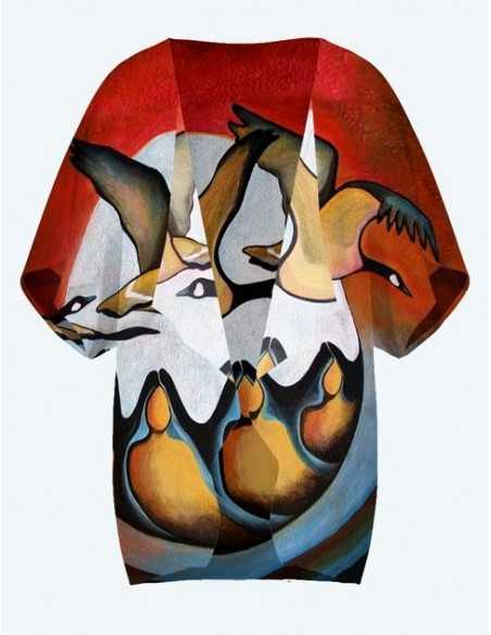 Kimono Terry-Ann "L'Esprit de l'Outarde"