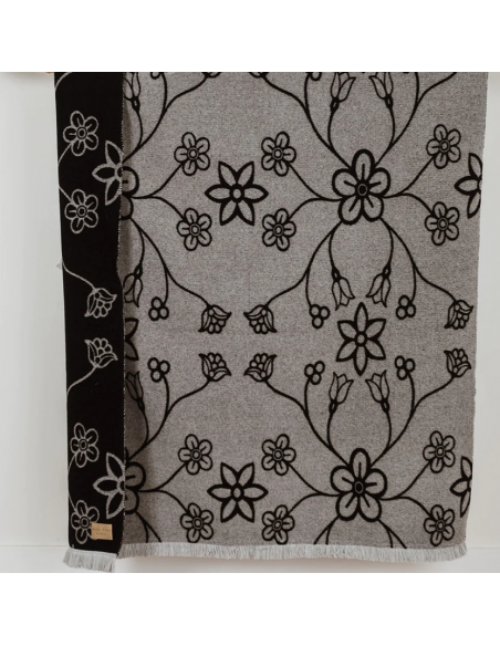 Couverture en Laine "Fleurs"