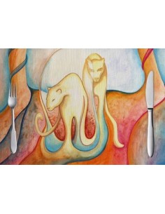 Napperon Céleste "Dans son Monde"