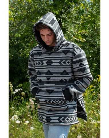 Hoodie Poncho "Four Directions"