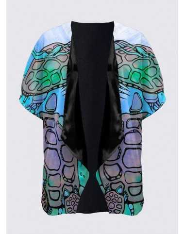 Kimono Satin Meryl "Emportée Sous La...