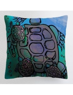 Coussin Gustave "Emportée Sous La Lune Bleu"