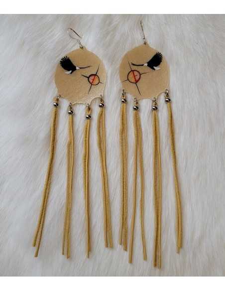Fringed Earrings Single Strand