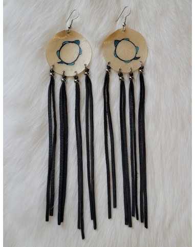 Fringed Earrings Single Strand
