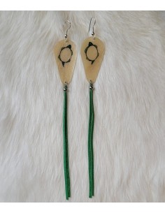 Tear Drop Earrings Single Strand
